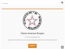 Tablet Screenshot of cburgers.com